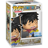 One Piece Monkey D. Luffy con bandera Funko Pop! EE Exclusive 2