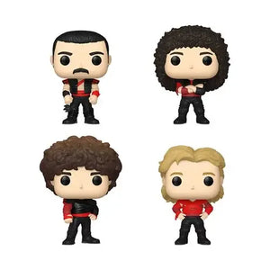 Queen Radio Gaga vinyl Figure 4-Pack Funko Pop