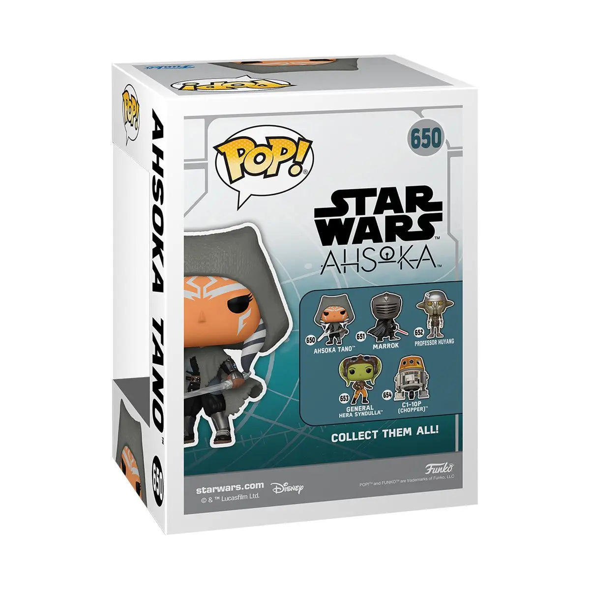 Funko Pop! Star Wars: Ahsoka S2 - Action Figure In Vinile Da Collezione, Formato 3