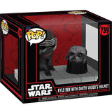 Star Wars Dark Side: Kylo Ren con el casco de Darth Vader Deluxe Funko Pop 2