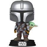 The Mandalorian y Grogu Mandalorian con Grogu Funko Pop