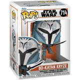 Star Wars: The Mandalorian Bo-Katan Kryze con Darksaber y Jet Pack Funko Pop en caja