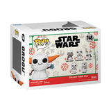 Star Wars: The Mandalorian Holiday muñeco de nieve Grogu Funko Pop 2