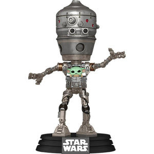 Star Wars: The Mandalorian IG-12 con Grogu Deluxe Funko Pop