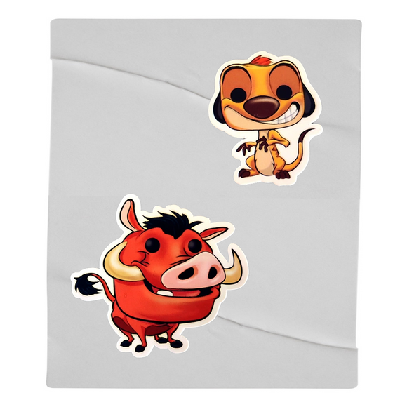 Timon y Pumba Sticker 2-Pack