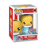 The Simpsons Mr. Sparkle Diamond Glitter PX Funko Pop en caja