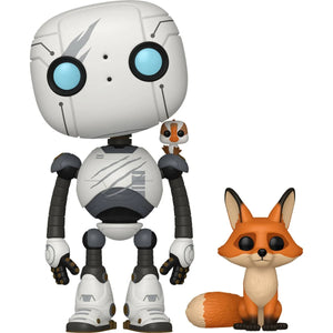 Robot salvaje: Roz y Brightbill con Fink Funko Pop