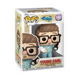 Up Carl (Joven) Con Linterna Funko Pop en caja