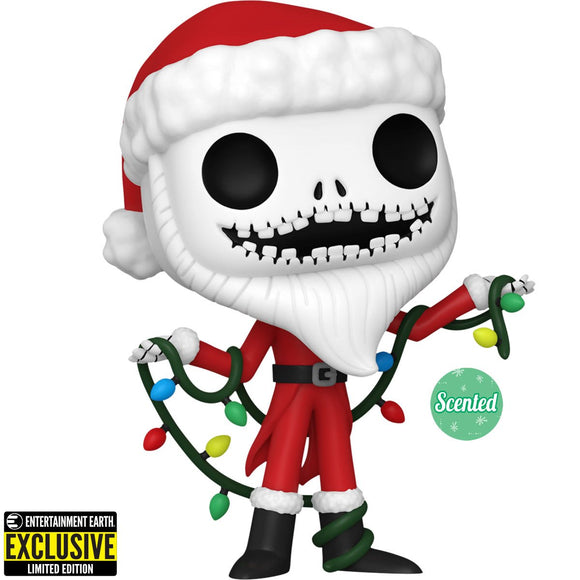 Nightmare Before Christmas 30th Anniversary Santa Jack Scented Funko pop EE Exclusive