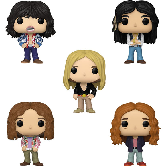 Funko Pop Pack Music Aerosmith - Steven Tyler, Joe Perry, Joey Kramer, Tom Hamilton y Brad Whitford (5-Pack) | Pre-venta