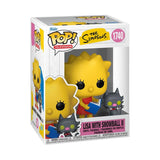 Los Simpson Lisa con Bola de nieve Funko Pop 2