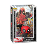 Deadpool in Black Suit Comic Cover with Case Funko Pop | Pre-Venta Aficionada