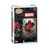 Deadpool in Black Suit Comic Cover with Case Funko Pop | Pre-Venta Aficionada