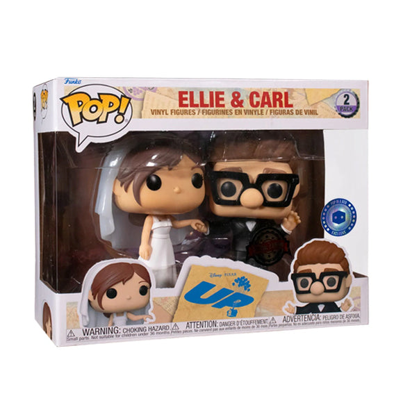 Disney: Up - Carl & Ellie (Wedding) 2 Pack Funko Pop (Pop in a Box Exclusive)