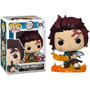 Demon Slayer: Tanjiro w/ Flame Sword Special Edition Funko Pop - Version Chase