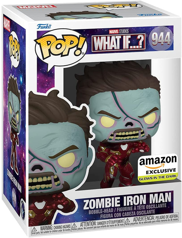 What If? - Zombie Iron Man, Amazon Exclusive Glow in The Dark Funko Pop