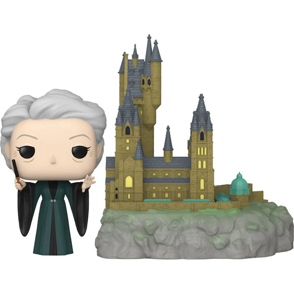 Harry Potter Chamber 20th Minerva McGonagall with Hogwarts Town Funko Pop