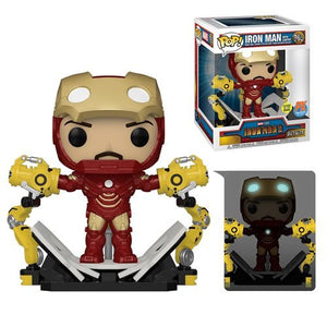 Iron Man 2 Iron Man MK IV with Gantry Glow-in-the-Dark 6-Inch Deluxe - Previews Exclusive Funko Pop | Pre-venta Aficionada