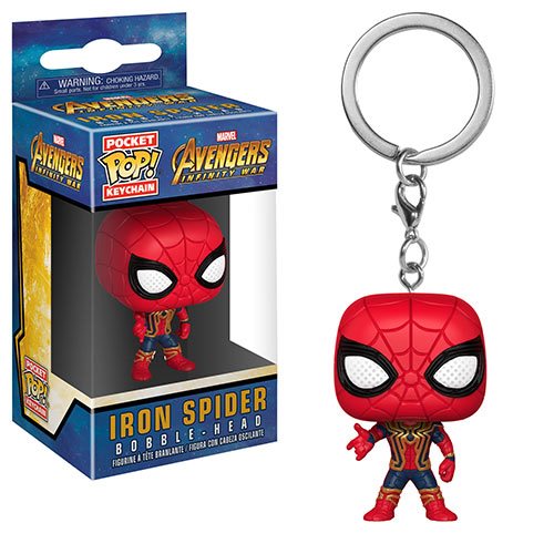 Marvel Avengers: Infinity War Iron Spider Pocket llavero Funko Pop