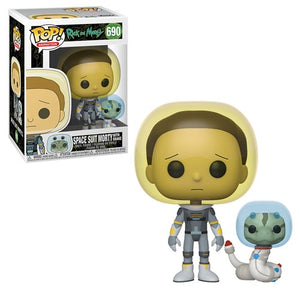 Rick and Morty Space Suit Morty With Snake Funko Pop