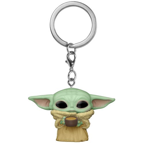 Star Wars: The Mandalorian The Child (Baby Yoda - Grogu) with Cup Pop Key Chain