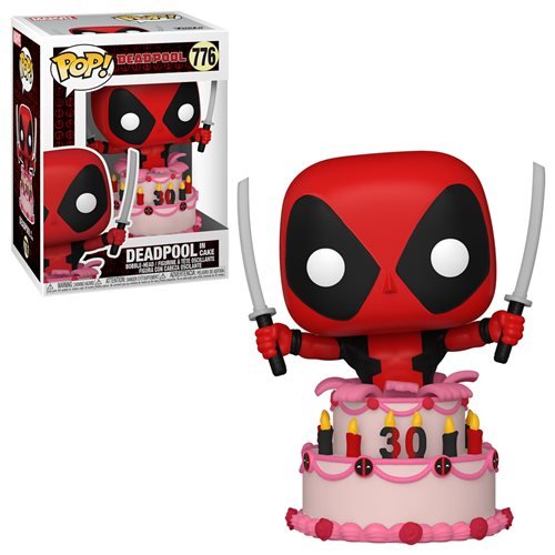 Deadpool 30th Anniversary Deadpool in Cake Funko Pop | Pre-venta Aficionada