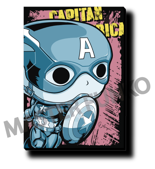 Marvel Capitan America POP ART Funko Cuadro