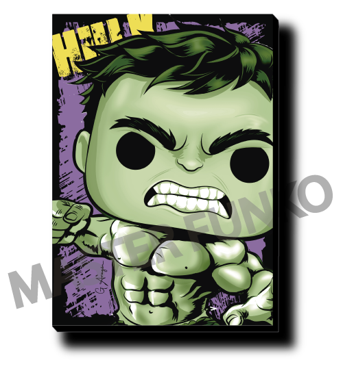 Marvel Hulk POP ART Funko Cuadro