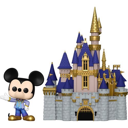 Disney World 50th Castle with Mickey Funko Pop