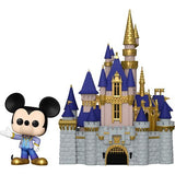 Disney World 50th Castle with Mickey Funko Pop