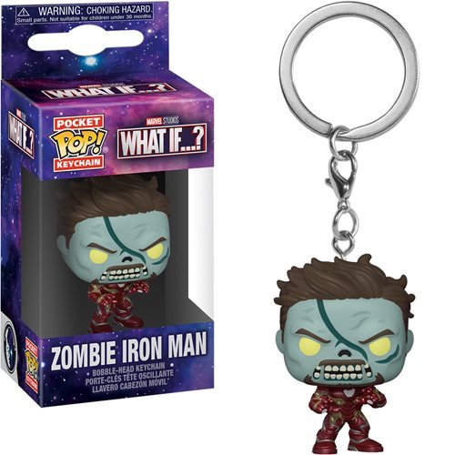 What If Zombie Iron Man Pocket Pop Key Chain | Pre-Venta Aficionados